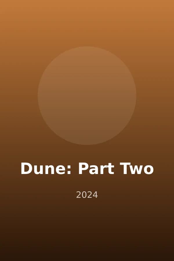Poster Dune: Part Two (2024)