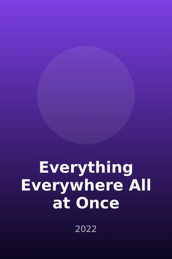Poster Everything Everywhere All at Once (2022)
