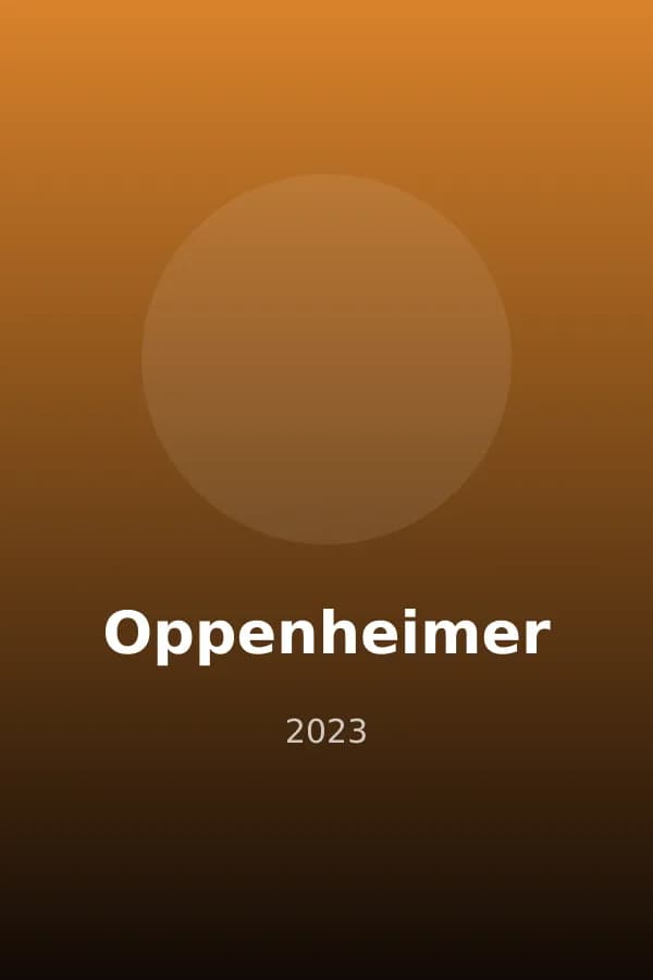 Poster Oppenheimer (2023)